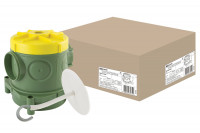 Установочная коробка СП 82х80х90,5мм, крюк для люстры, гайка, для заливки в бетон, TDM Electric, SQ1402-9002