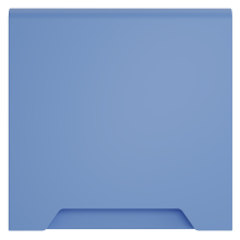 Накладка для розетки с заземлением, защитными шторками и крышкой, S70 (деним), VLS000815