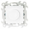 Simon 2410313-030 Светорегулятор поворотно-нажимной проходной 40-450Вт 230В~ белого цвета S24 Harmonie