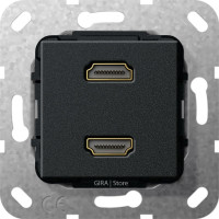 567110 Gira Разъем HDMI 2 местн. 567110 Gira Разъем HDMI 2 местн.