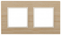 ЭРА 14-5302-11 Elegance Клен/сл.кость Дерево Рамка 2-ая