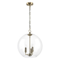 Lightstar 729131 (MD20110-3A) Люстра SFERICO 3х40W E14 ЛАТУНЬ/ПРОЗРАЧНЫЙ (в комплекте)