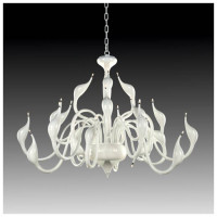 Lightstar 751246 (MD8098-24A WT) Люстра подв. Cigno collo 24х20W G4 БЕЛЫЙ (в комплекте)