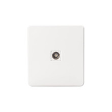 Розетка ROUND TV с/у перламутр KRANZ, KR-78-0723-1