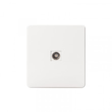 Розетка ROUND TV с/у перламутр KRANZ, KR-78-0723-1