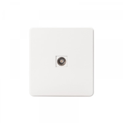Розетка ROUND TV с/у перламутр KRANZ, KR-78-0723-1