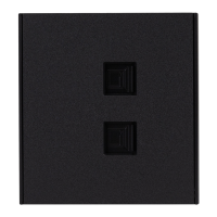 Розетка STRONG компьютерная двойная RJ45+RJ45 кат6 с/у антрацит KRANZ, KR-78-0725-5