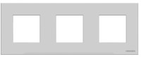 N2273 BL - Рамка 3-постовая, серия Zenit, цвет альпийский белый - 2CLA227300N1101 N2273 BL - Рамка 3-постовая, серия Zenit, цвет альпийский белый - 2CLA227300N1101