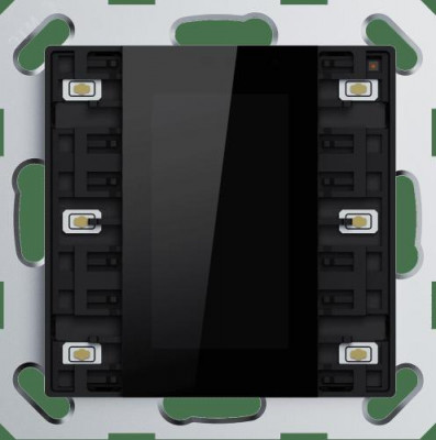 GVS CHPBD-06/55.1.01 Термостат с дисплеем, 2 или 6 клавиш, чёрный