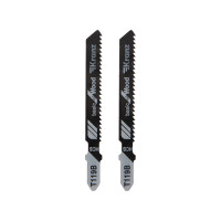 Пилка для электролобзика по дереву T119B 76 мм 12 зубьев на дюйм 4-30 мм (2 шт./уп.) Kranz, KR-92-0310