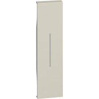 KM01 Bticino LIVING NOW. Лицевая панель для выключателей и переключателей 1 модуль.Цвет Песочный., KM01