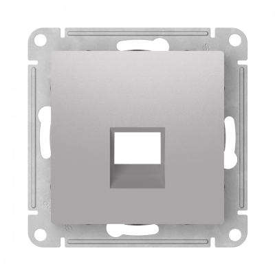 ATN000384 - ATLASDESIGN НАКЛАДКА для информационных функций типа Keystone, АЛЮМИНИЙ, Systeme Electric