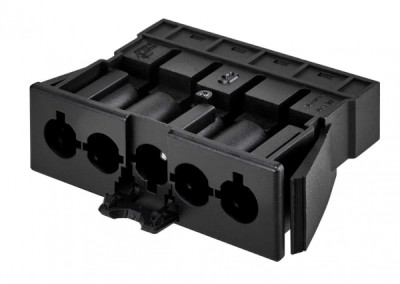 Simon Connect Графит Разъем Quick Connection "папа" встраиваемый, 5 контактов, безвинт.соединение, CR5002-14