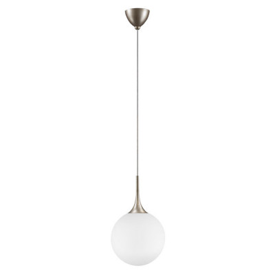 Lightstar 813033 (MD5087-1GL)  Подвес GLOBO 1х40W  E14 champagne gold/white (в комплекте)