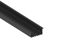 Donel,Врезной алюминиевый профиль,  85х35х2000. Цвет: Черный матовый, RAL9005,Серия:DN8ALE, DN18512RAL9005