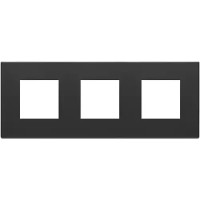 Vimar Накладка на Eikon Exe на 6 модулей (2+2+2) расстояние между центрами 71мм, антрацит, 22644.03 Vimar Накладка на Eikon Exe на 6 модулей (2+2+2) расстояние между центрами 71мм, антрацит, 22644.03