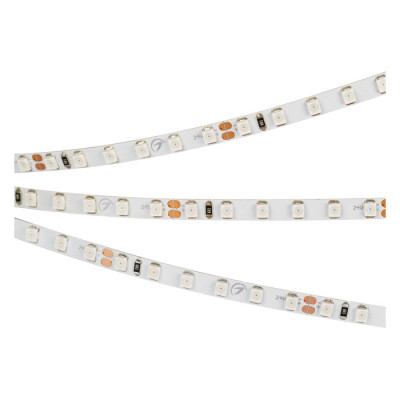 Светодиодная лента RT-A120-5mm 24V Yellow (9.6 W/m, IP20, 2835, 5m) (Arlight, узкая), 015662(2)