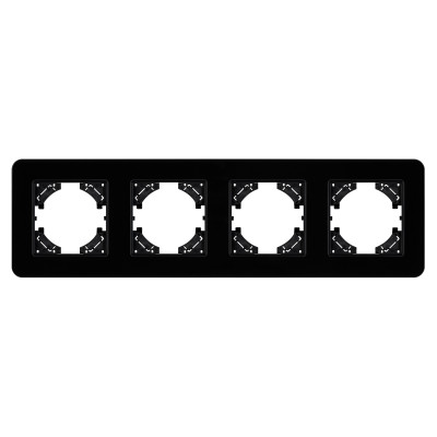 049701 - Рамка стеклянная FRM-OMALI-GS-4-BK (Arlight, -)
