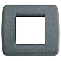 Vimar Накладка для 1-2 модулей RONDO металл серый шифер, 17093.46 Vimar Накладка для 1-2 модулей RONDO металл серый шифер, 17093.46