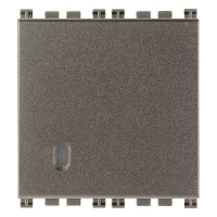 Vimar Переключатель с 4-мя контактами ( инвертор ) 1P 16AX 2 модуля, Metal, 19013.2.M Vimar Переключатель с 4-мя контактами ( инвертор ) 1P 16AX 2 модуля, Metal, 19013.2.M