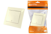 Выключатель на 2 направления 1 кл. 10А сл. кость "Лама" TDM Electric, SQ1815-0106