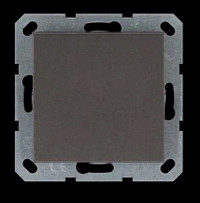 Звонковый механизм 10A 250V~ с накладкой, цвет Мокко, G3010Z, Jasmart Electric