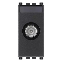 Vimar Розетка TV проходная 10DB "папа", серая, 19300.10