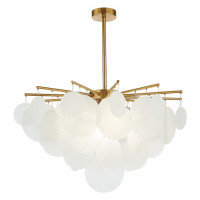 ST LUCE SL1231.302.06 Люстра потолочная ST-Luce Латунь/Белый E14 6*60W