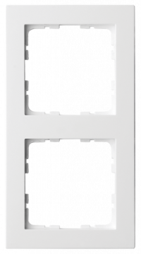Рамка G-Classic 2-постовая, цвет белый глянцевый, G1002W, Jasmart Electric Рамка G-Classic 2-постовая, цвет белый глянцевый, G1002W, Jasmart Electric