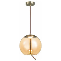ST LUCE SL6108.313.01 Люстра подвесная ST-Luce Бронза/Янтарный LED 1*10W 3000K