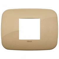 19682.88 - Vimar Накладка ROUND на 2 модуля центрально золото античное