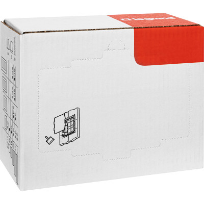 Legrand Practibox S Пластиковый щиток Навесной 1X4 Белая дверь, 134604