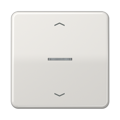 Клавиша для KNX кнопки, 1 группа с окошком и символами "стрелки"; дюропласт; светло-серый, CD101KO5PLG