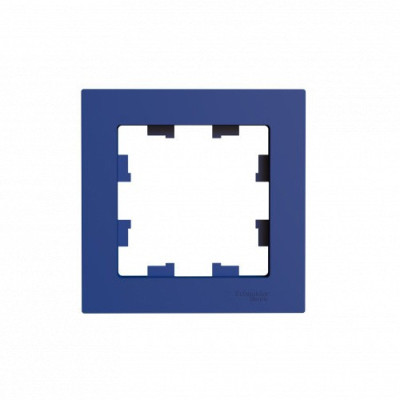 ATN001101 - ATLASDESIGN 1-постовая РАМКА, АКВАМАРИН, Systeme Electric