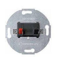 Мех-зм аудио 1 пара зажимов (стерео) 10мм2, антрацит (max 20)