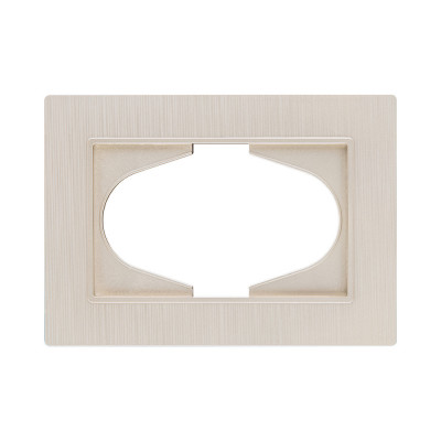 Рамка для двойной розетки, золотой Kollinger Eleganz Plex EP120GD