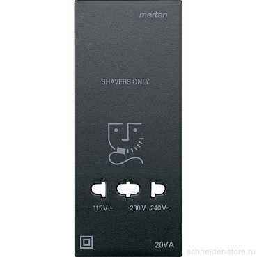 SM Накладка на розетку для эл. бритв арт.№ SCMTN213300, антрацит