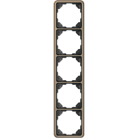 Рамка для вертикальной и горизонтальной установки, 5-кратная; золотая бронза, CD585GB