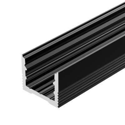 Профиль SL-SLIM-H13M-2000 BLACK (Arlight, Алюминий), 032997