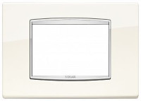 Vimar Накладка классика для 3 модуля античная белая, 20653.C02