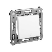 4400153 - ДКС Кнопка одноклавишная в стену, "Avanti", "Белое облако"