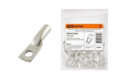 Наконечник медный луженый ТМЛ 35-12-10 ГОСТ 7386-80 TDM Electric, SQ0533-0032