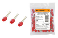 Наконечник штыревой втулочный изолированный (двойной) НШвИ (2) 1,5х12 (100 шт) TDM Electric, SQ0521-0007 Наконечник штыревой втулочный изолированный (двойной) НШвИ (2) 1,5х12 (100 шт) TDM Electric, SQ0521-0007