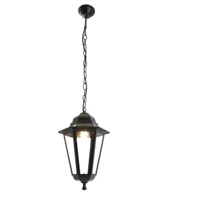 Светильник садово-парковый, 100W 230V E27 черный, 6205/PL6205 (на цепочке 500мм), Feron 11072