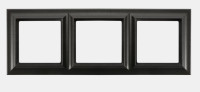 Рамка 3-поста; Eco Profi Standart; термопласт; антрацит, EPS483AN Рамка 3-поста; Eco Profi Standart; термопласт; антрацит, EPS483AN