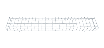 Решетка защитная 1320*230*96 белая Jazzway, 5045477