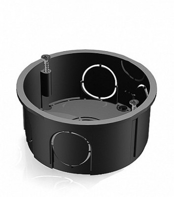 Chint Коробка установочная D65x25мм  для скрытого монтажа в кирпичных стенах (с саморезами), 8810004