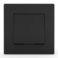 Выключатель 1-кл. СП Pixel 10А IP20 в сборе карбон TOKOV ELECTRIC TKE-PX-V1F-C14