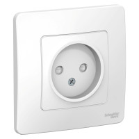 BLANCA С/У РОЗЕТКА без заземления со шторками, 16А, 250В, БЕЛЫЙ BLANCA С/У РОЗЕТКА без заземления со шторками, 16А, 250В, БЕЛЫЙ
