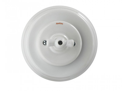 Fontini Выключатель 1-клавишный, белый фарфор,  Fontini, серия Garby Colonial